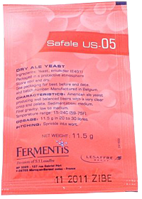 Safale US=05 American Ale Dry Yeast